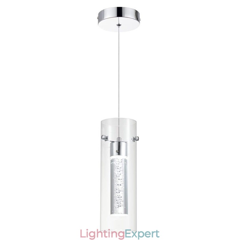 3 Light Artistic Pendant Light with Glass Shades G4 Bulb Base