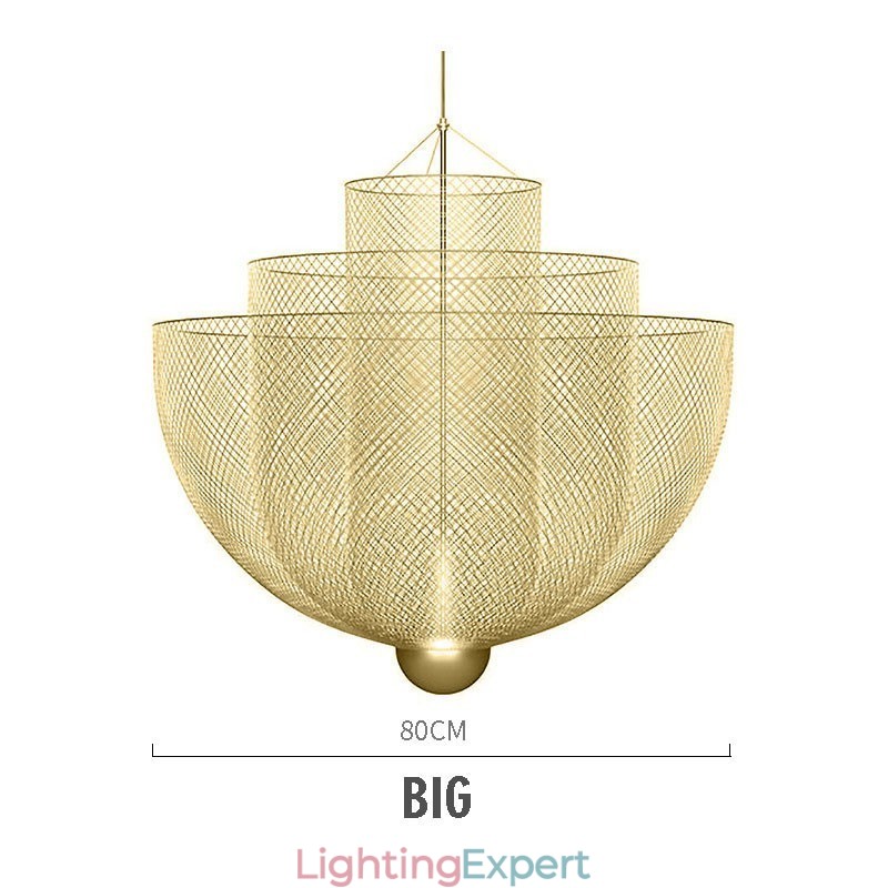 Nordic Grid Designer Creative and Unique Shape Art Decorative Pendant Light