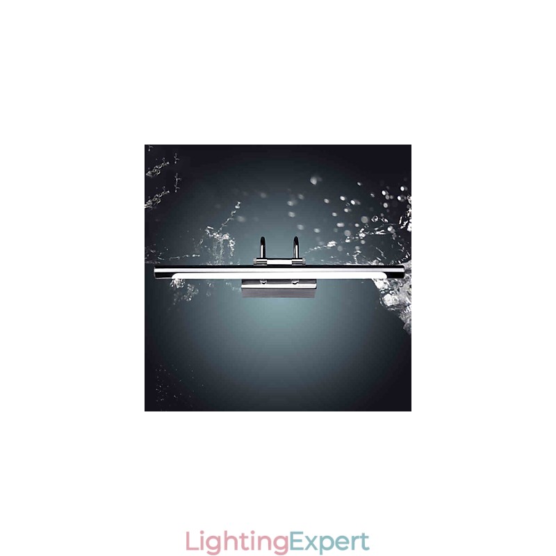 Stainless Steel Mirror Lights Acrylic Bathroom Wall Lamps Make up Lights Cold White Warm White (Size:57X13.5X15)