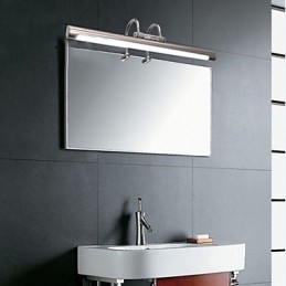 Stainless Steel Mirror Lights Acrylic Bathroom Wall Lamps Make up Lights Cold White Warm White (Size:57X13.5X15)