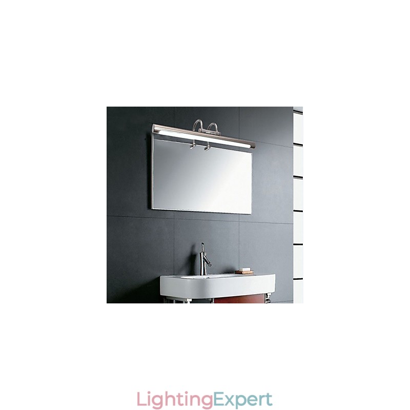 Stainless Steel Mirror Lights Acrylic Bathroom Wall Lamps Make up Lights Cold White Warm White (Size:57X13.5X15)