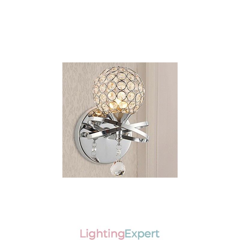 Crystal Wall Sconces Modern Contemporary Metal