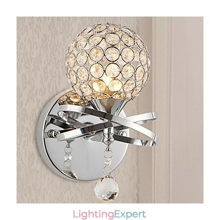 Crystal Wall Sconces Modern Contemporary Metal