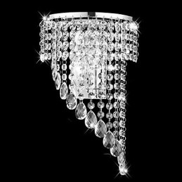 Crystal Flush Mount wall Lights Modern Contemporary Metal