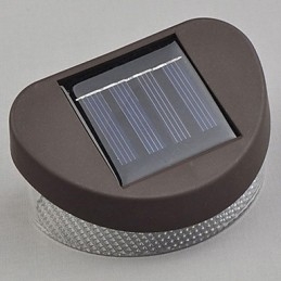 White Light Solar Light Path Wall Landscape Mount Garden Fence Light