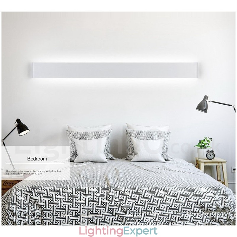 Long Modern Contemporary Wall Lamps & Sconces For Indoor Metal Wall Light IP 44 for Bathroom Bedroom Living Room