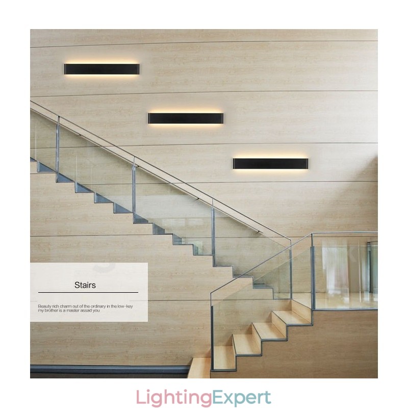 Long Modern Contemporary Wall Lamps & Sconces For Indoor Metal Wall Light IP 44 for Bathroom Bedroom Living Room