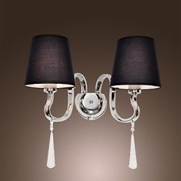 Crystal Wall Sconces Traditional Classic Metal