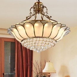 Traditional Classic Rustic Lodge Brass Metal Flush Mount