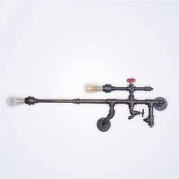 Vintage Industrial Wall Lamp Bathroom Kitchen Dinning Pipe Edison Light Luxury Dining Bar Sconces Lamparas FJ DB2 014A0