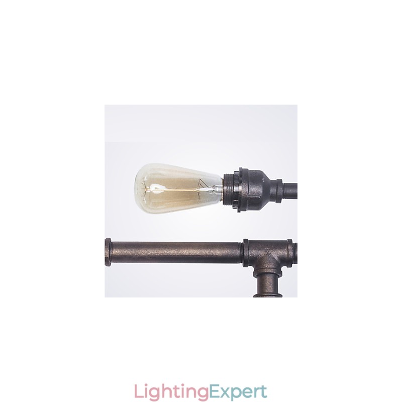 Vintage Industrial Wall Lamp Bathroom Kitchen Dinning Pipe Edison Light Luxury Dining Bar Sconces Lamparas FJ DB2 014A0