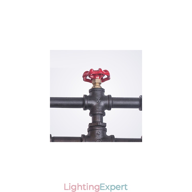 Vintage Industrial Wall Lamp Bathroom Kitchen Dinning Pipe Edison Light Luxury Dining Bar Sconces Lamparas FJ DB2 014A0