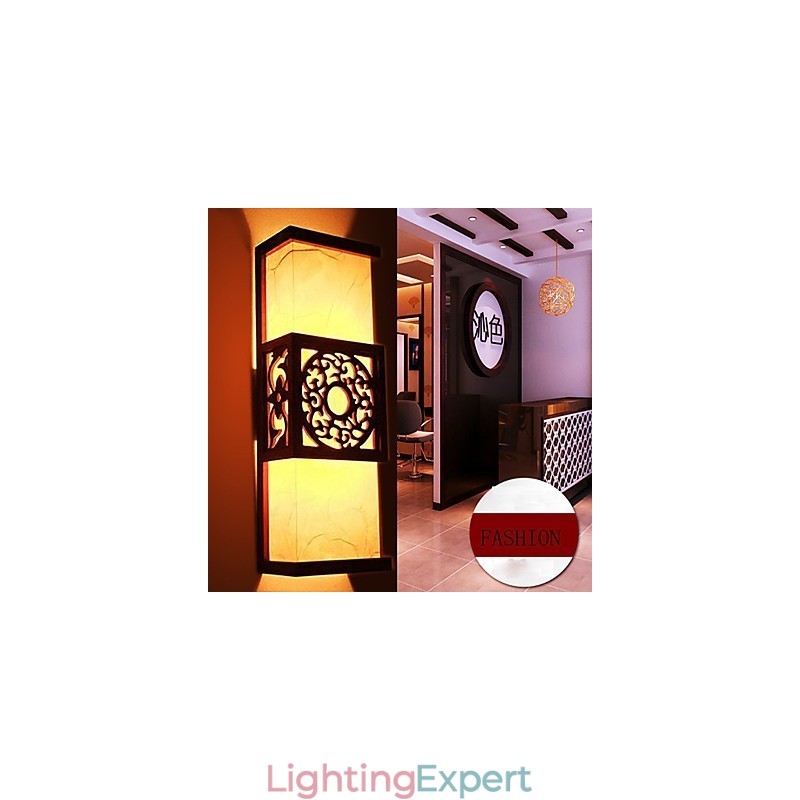Archaize Corridor Corridor Classical Sheepskin Wall Lamp Light