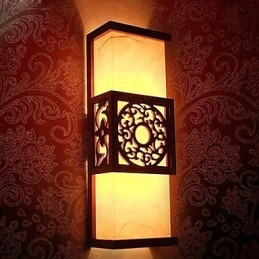 Archaize Corridor Corridor Classical Sheepskin Wall Lamp Light