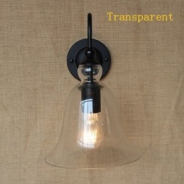 American Rural Countryside Pastoral Minimalist Living Room Hallway Decorated Glass Wall Sconce