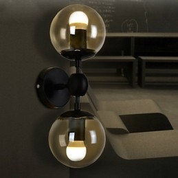 Wall Sconces Glass ball Rustic Lodge Metal