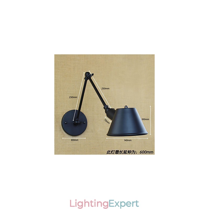 Industrial Air Creative Personality Long Arm Bar Cafe Simply Decorated Decorative Wall Sconce