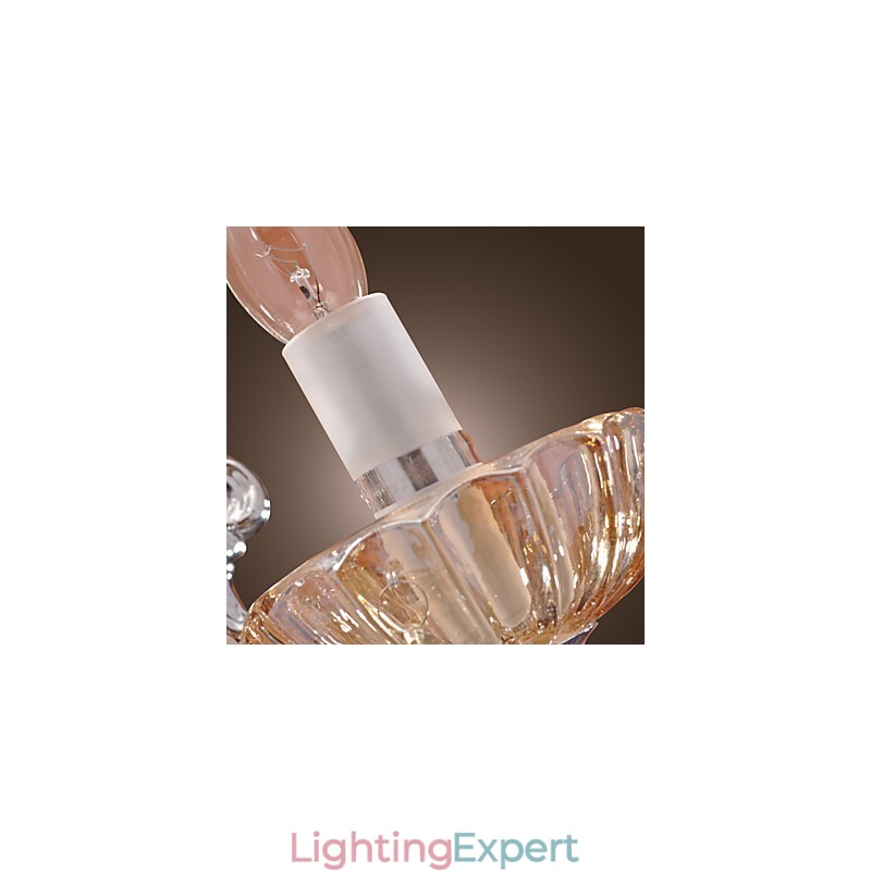 Elegant Crystal Wall Light with 2 Lights