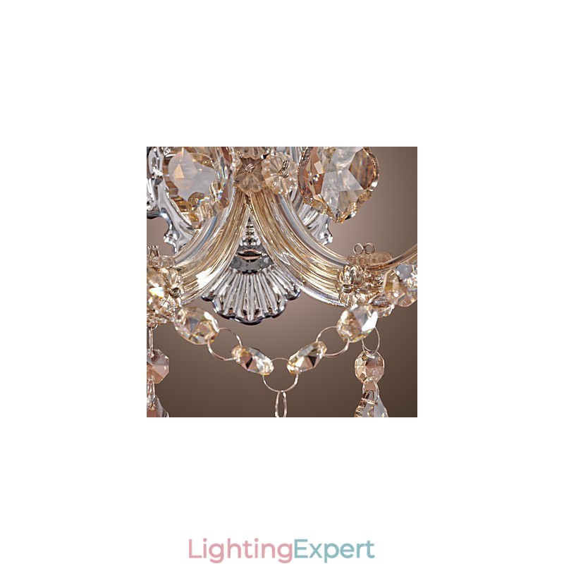 Elegant Crystal Wall Light with 2 Lights