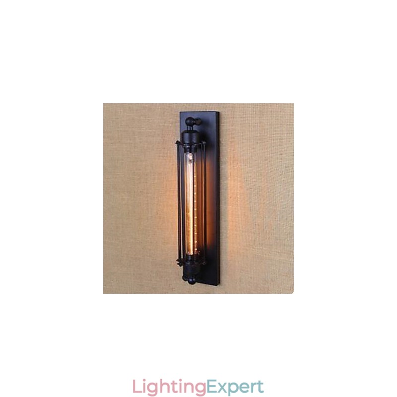 Edison Bulbs Flute Decorative Wall Lamp