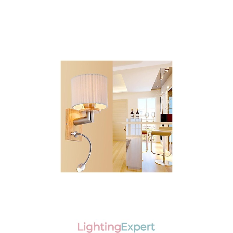 Wall Lamp One Light with Reading Light