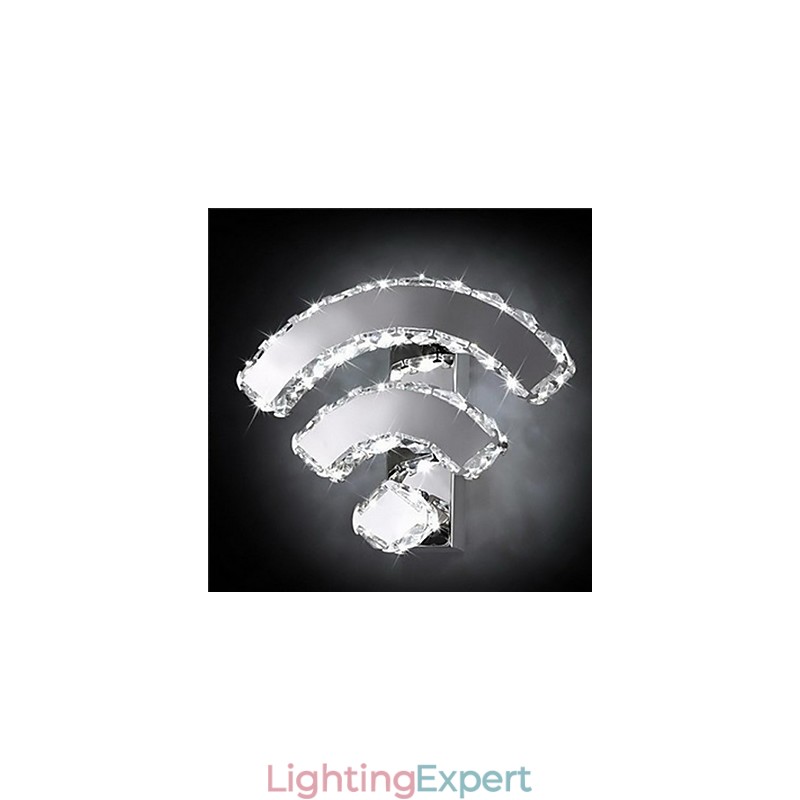 WIFI Crystal Wall Sconces Crystal Modern Contemporary Bed Living Hotel Metal