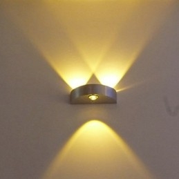 Half Month Wall Lamp Creative Bar Model Wall Sconces Modern Contemporary Metal