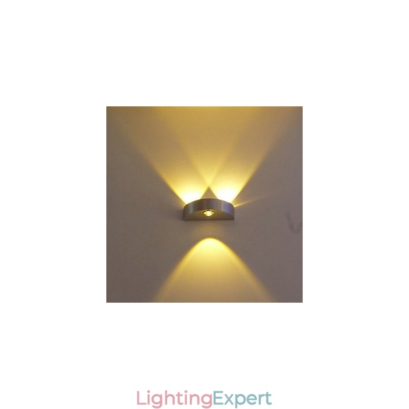 Half Month Wall Lamp Creative Bar Model Wall Sconces Modern Contemporary Metal