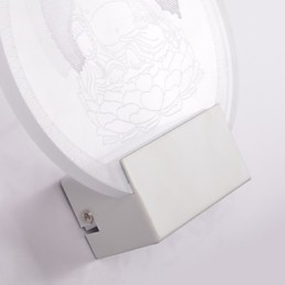 Acrylic Wall Lamp PVC Lamp Light Chip Modern Contemporary Metal