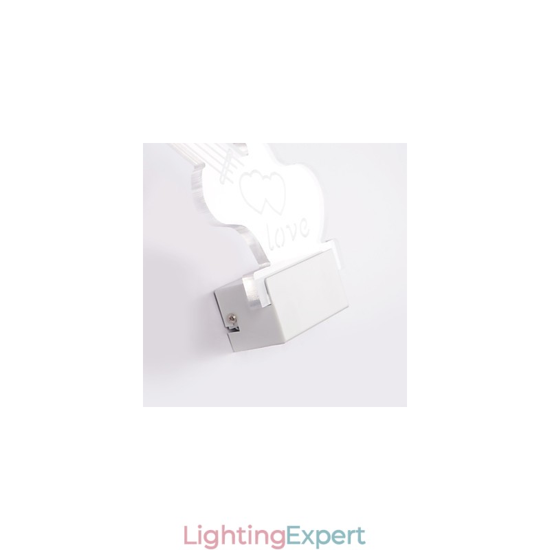 Acrylic Wall Lamp PVC Lamp Light Modern Contemporary Metal