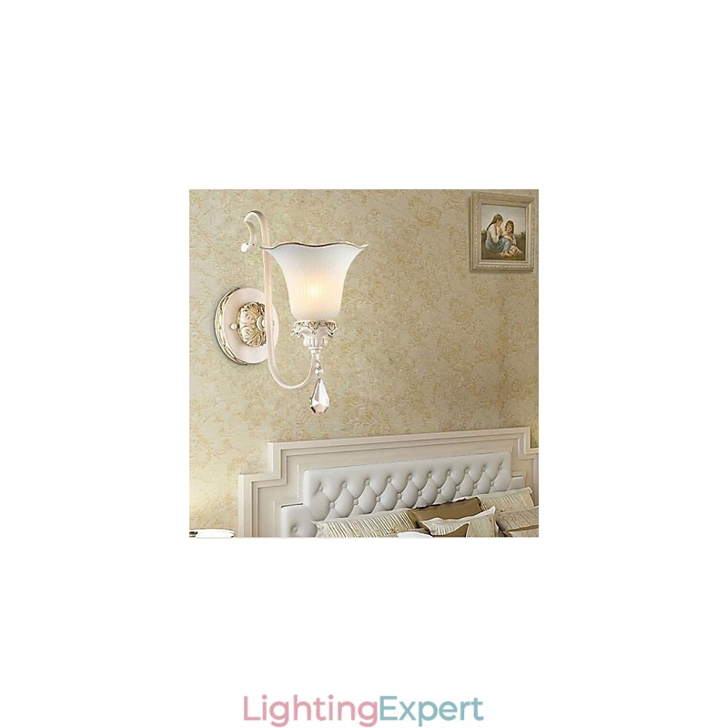 Europe Type Restoring Ancient Ways Wrought Iron Bedroom Wall Lamp Light