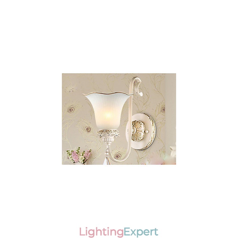 Europe Type Restoring Ancient Ways Wrought Iron Bedroom Wall Lamp Light