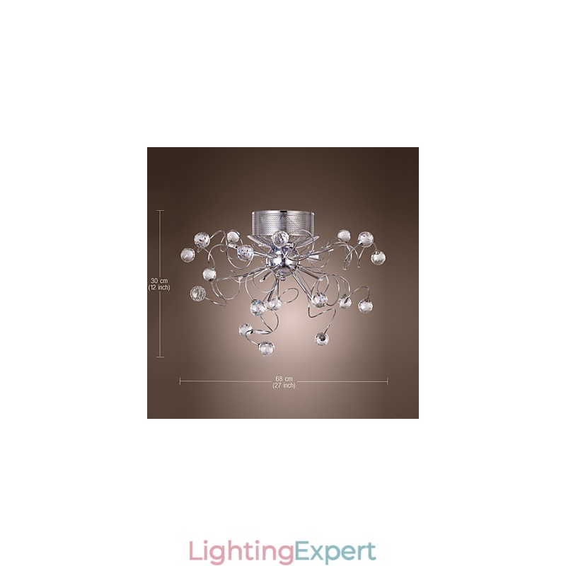 Chandelier Crystal Modern Design Living 9 Lights