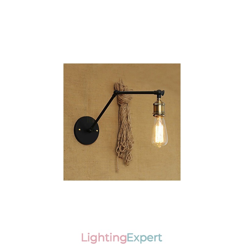A Simple Modern American Country Without The Mirror Wall Lamp Shade Iron Arm