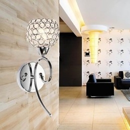 Crystal Wall Light 1 Light Creative Iron Painting