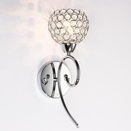 Crystal Wall Light 1 Light Creative Iron Painting
