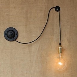 Free Climbing Contracted Wire Free Wall Lamp Control Art