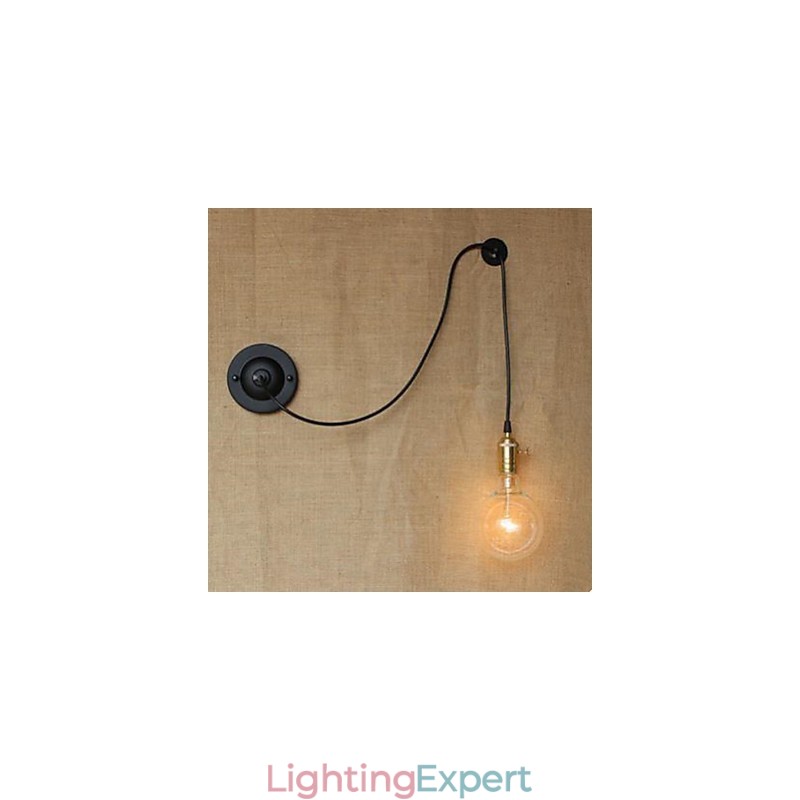 Free Climbing Contracted Wire Free Wall Lamp Control Art