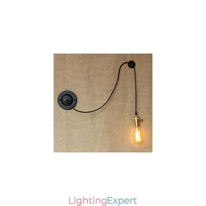 Free Climbing Contracted Wire Free Wall Lamp Control Art