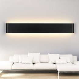 Modern Wall Sconces Light Indoor Black White 72cm