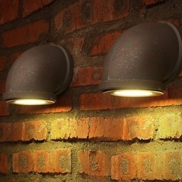 Loft Creative Personality Retro Rural Water Pipe Wall Lamp Lights