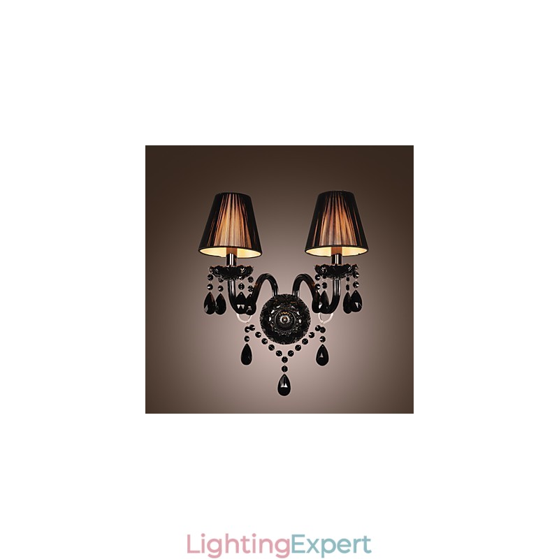 Crystal Candle Wall Lights Modern Contemporary Glass