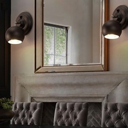 Loft Creative Wrought Iron Wall Lamp Restoring Ancient Ways Lights