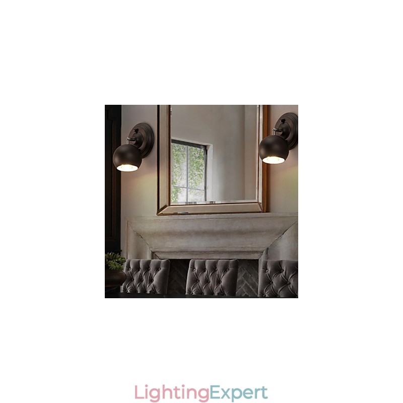 Loft Creative Wrought Iron Wall Lamp Restoring Ancient Ways Lights