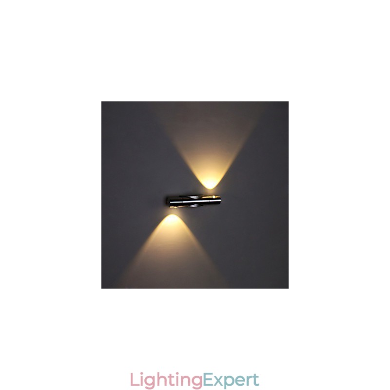 Modern Wall Light with Scattering Light Sci fi Design