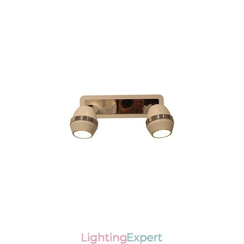 Modern Spherical Chrome Wall Lights Bathroom Lights With 2 Lights