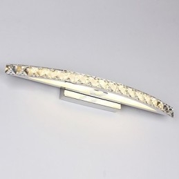 18W Contemporary Crystal Wall Bathroom Lighting