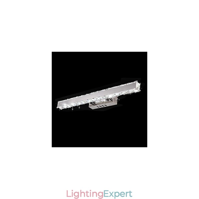 Crystal Bathroom Lighting Modern Contemporary Metal