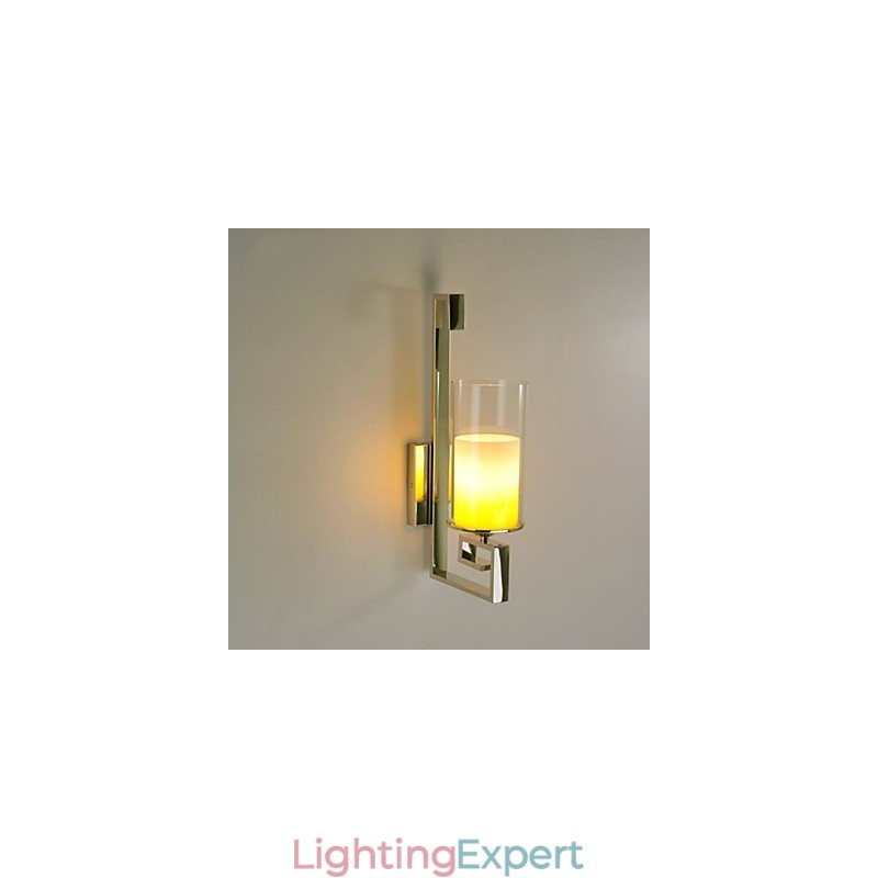 Modern Glass Dining Room Wall Lights Simple Kitchen Wall Lamps Bar Cafe Hallway Balcony Wall Lamp