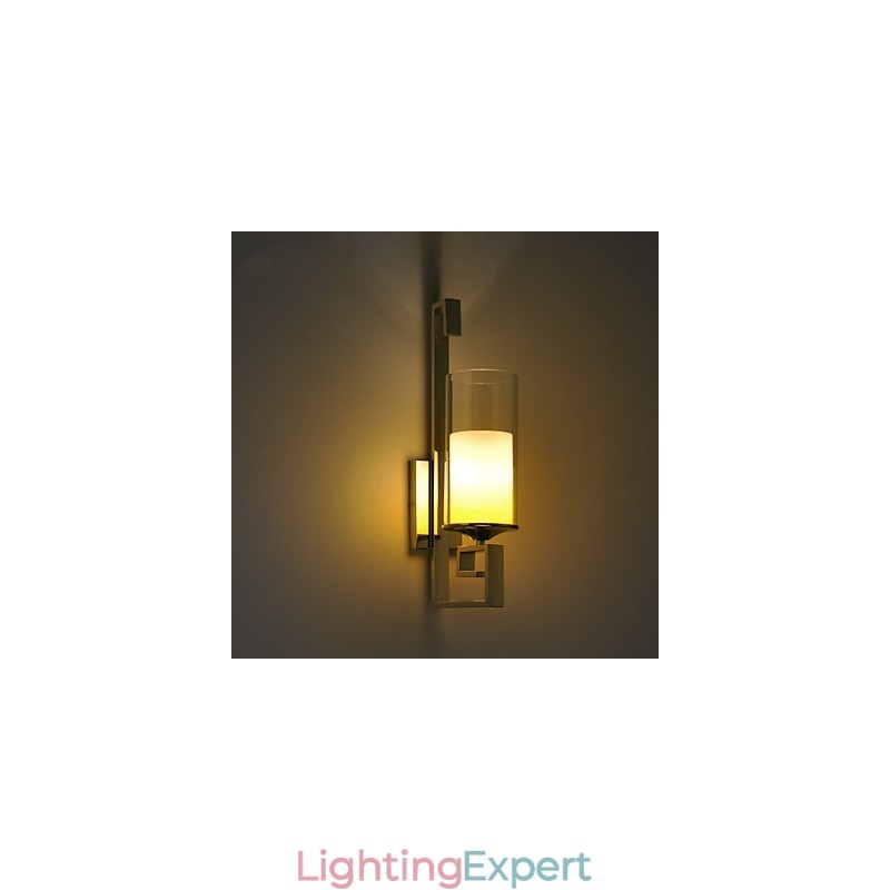Modern Glass Dining Room Wall Lights Simple Kitchen Wall Lamps Bar Cafe Hallway Balcony Wall Lamp